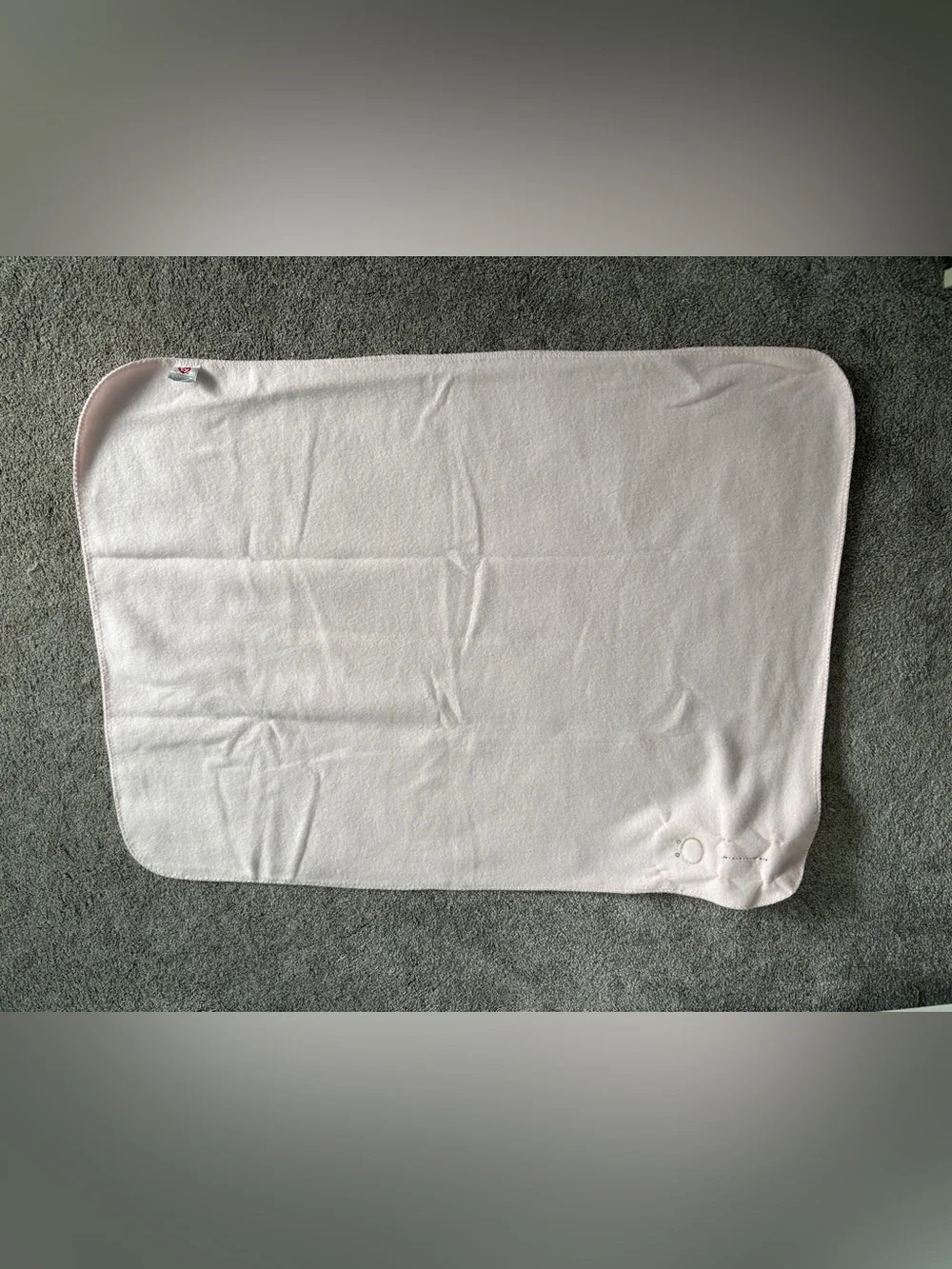 Ty Pink and Tan Bear Lovey Bib Blankie